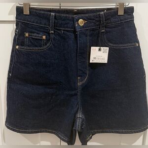 Zara - Mom Fit Jean Shorts - Size 0